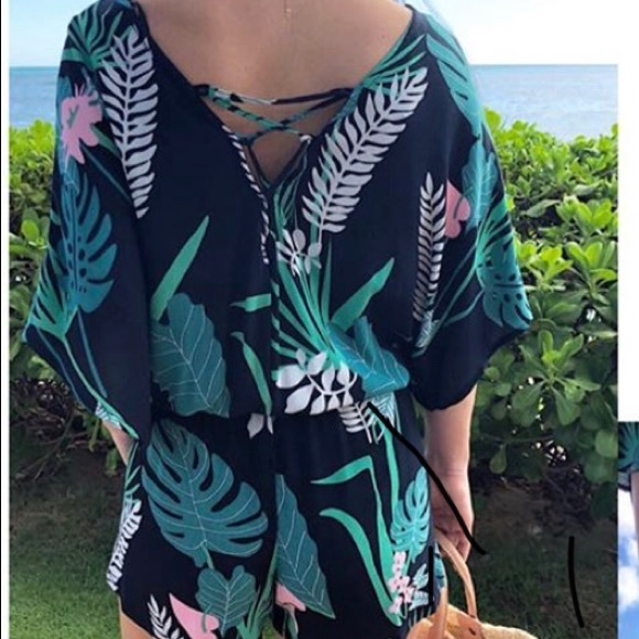 Fighting Eel Pants & Jumpsuits Ava Sky Romper Makani Poshmark